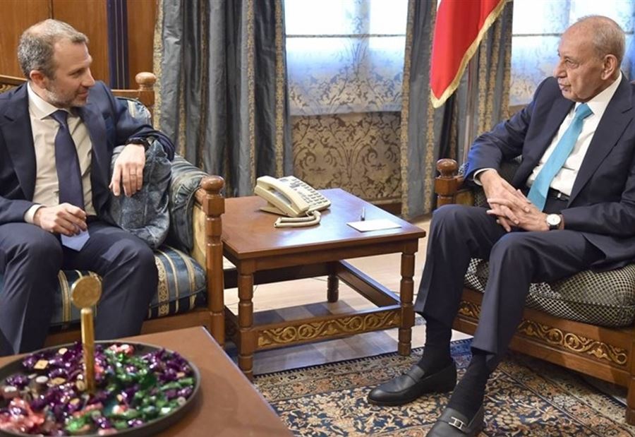 باسيل في عين التينة ... "الأجواء إيجابية"