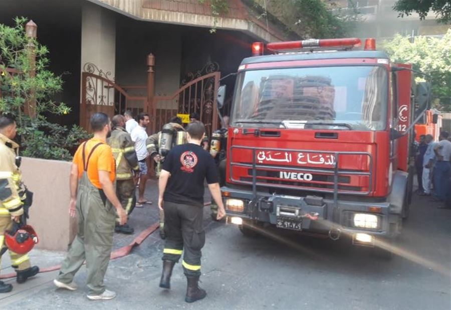 بالصور: إخلاء مبنى في مار الياس 
