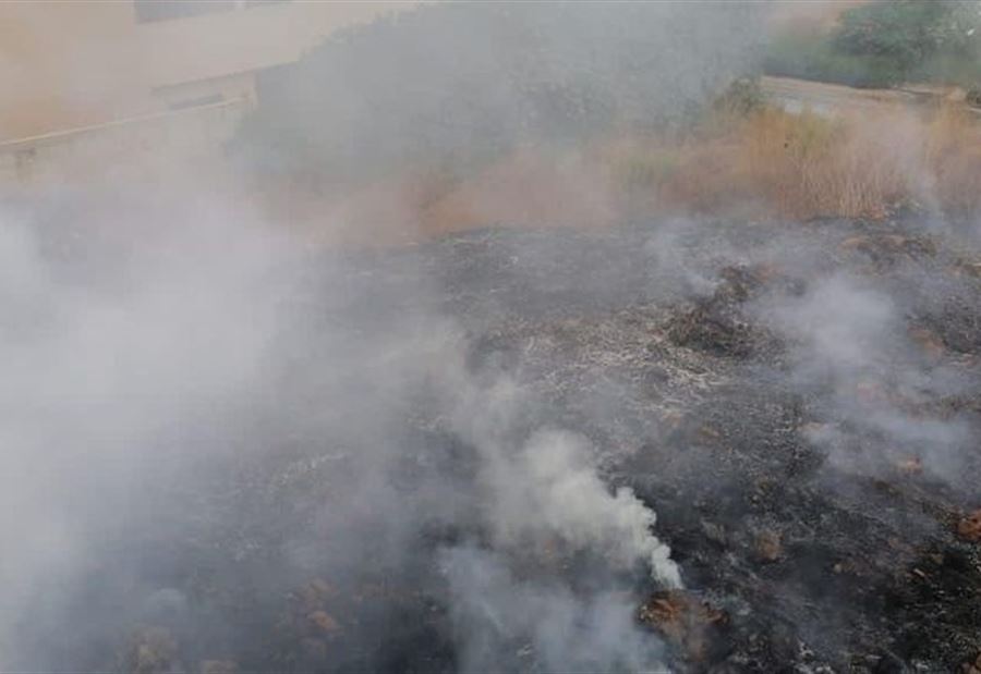 لامس بعضها المنازل... حرائقٌ بالجملة في الكورة  لامس بعضها المنازل... حرائقٌ بالجملة في الكورة