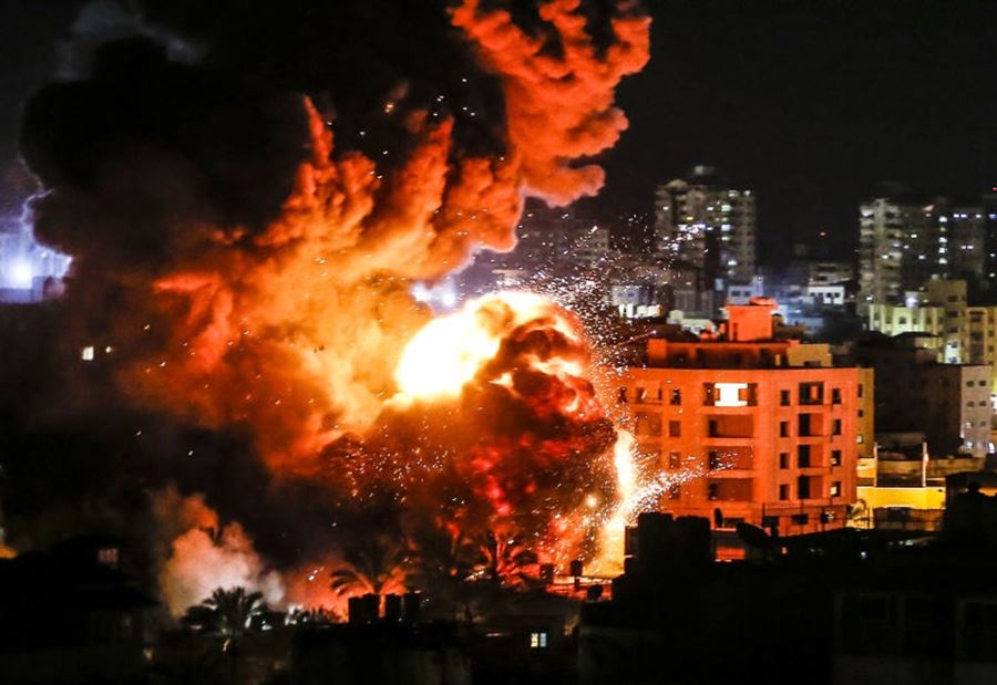 مقتل فلسطينيين من جراء غارة إسرائيلية على غزة