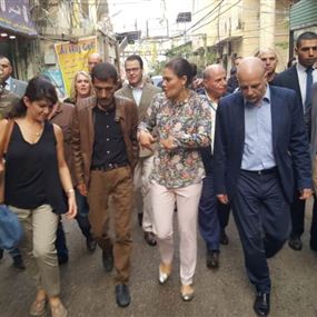 بالفيديو: ولية عهد السويد في برج البراجنة