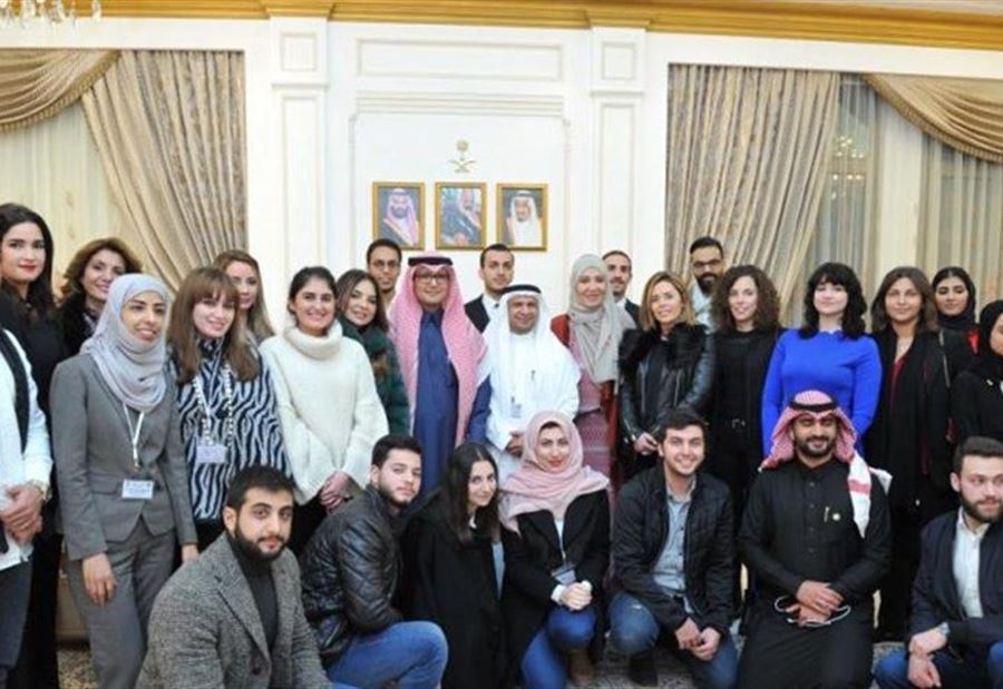 بخاري التقى وفدا شبابيا لبنانيا وسعوديا