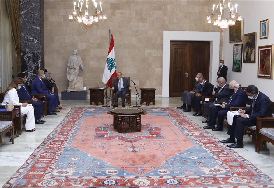 عون يبحث مع جودو "طرق دعم الدولة اللبنانية"