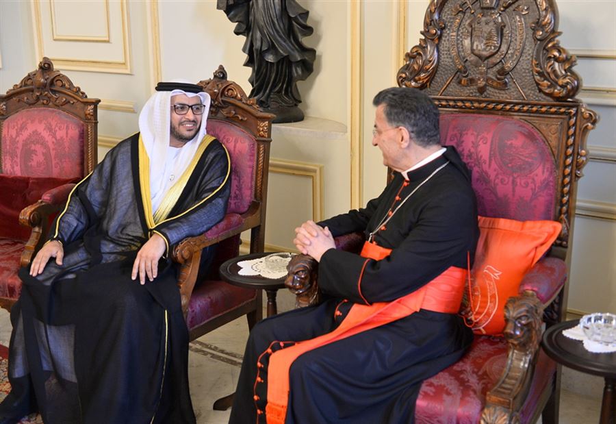 رسالة تعزية من الامارات الى البطريرك الراعي