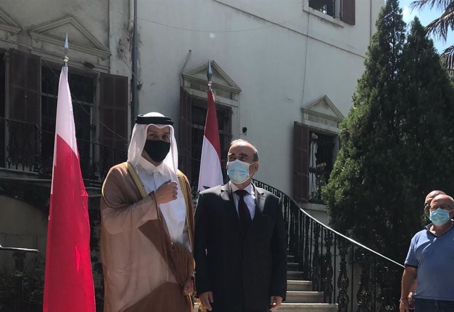 لقاءٌ بين وهبة ونظيره القطري