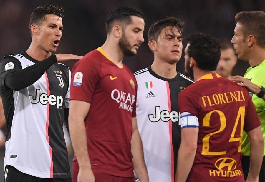 "إشارة مهينة" من رونالدو إلى قائد روما