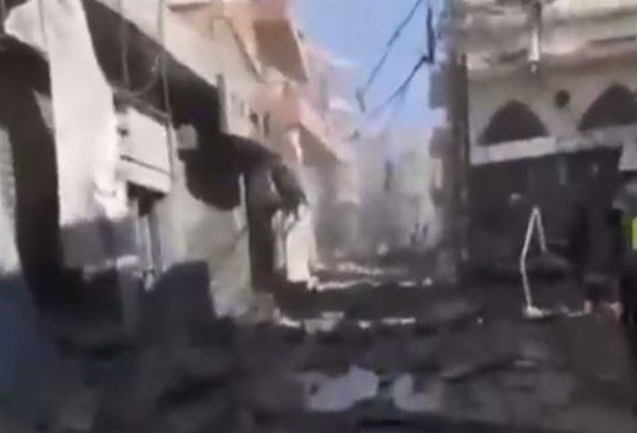 بعد غارة عنيفة... بالفيديو: دمار في النبطية!
