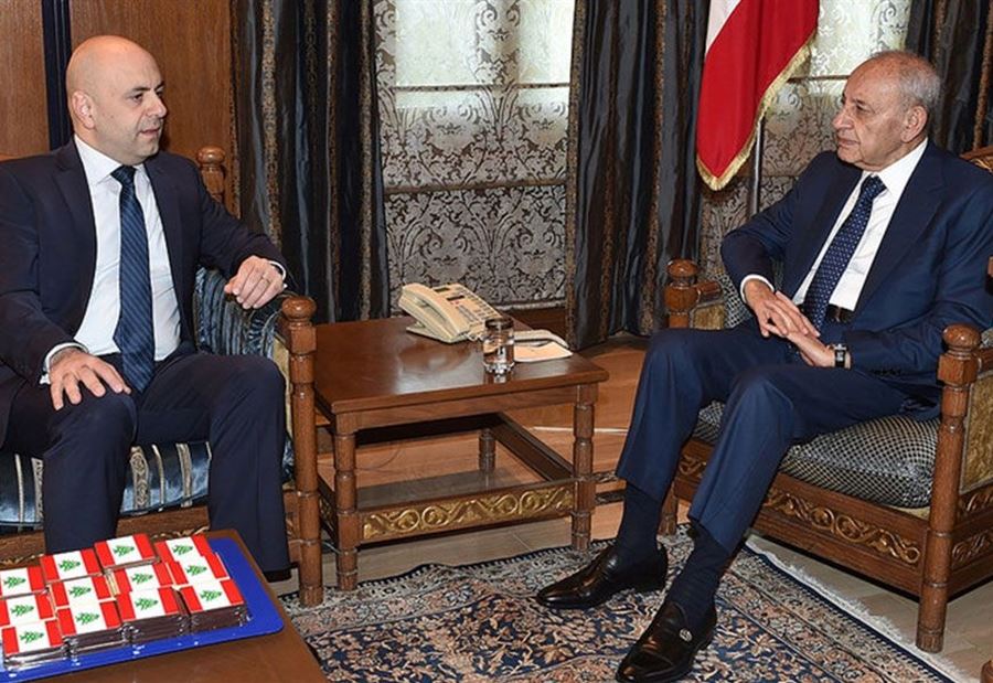 بري وحاصباني... لمناقشة الموازنة في اقرب فرصة