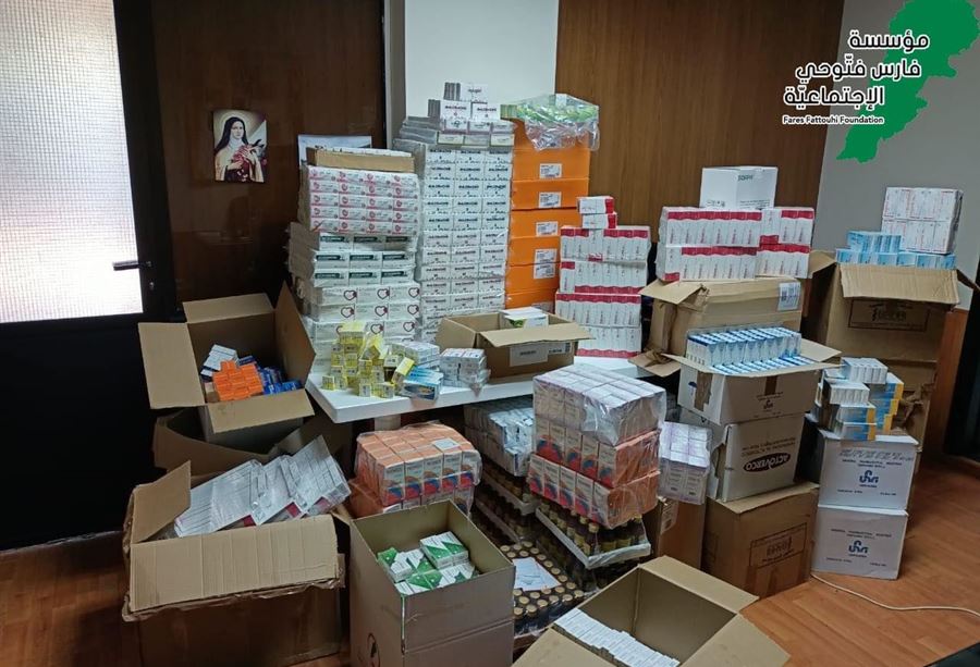 مؤسسة "فارس فتوحي" تعلن استكمال توزيع الأدوية مجاناً 