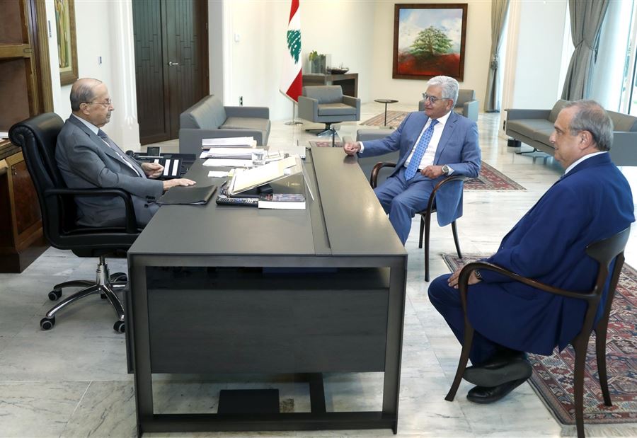 "القطاع المصرفي"... لقاءٌ بين عون وصفير