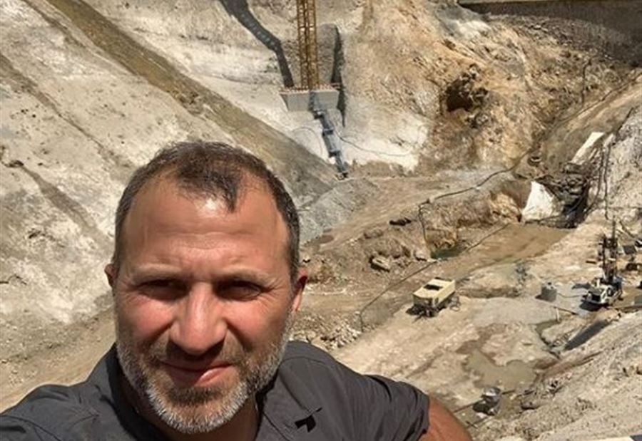 بالصور: باسيل على سد جنة