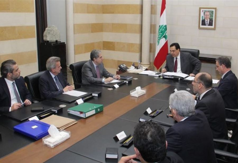 اجتماع مالي بين دياب وسلامة