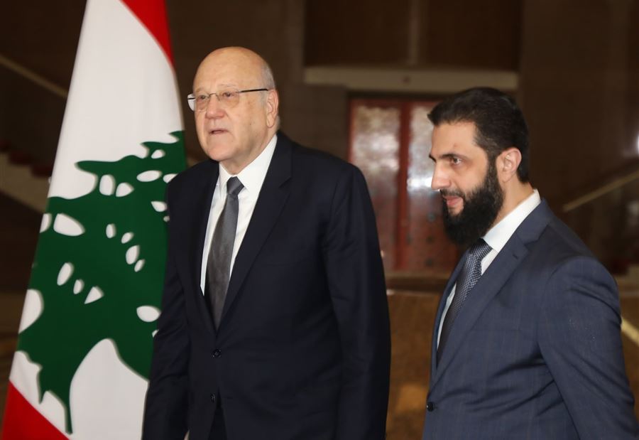 ميقاتي من دمشق: أولويتنا ترسيم الحدود البرية والبحرية
