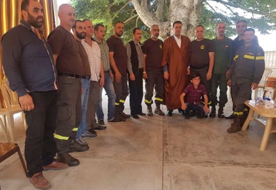 البعريني: مع متطوعي الدفاع المدني حتى التثبيت