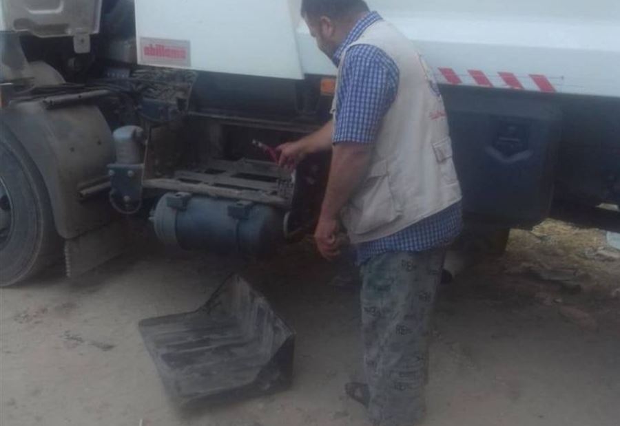 سرقةُ بَطاريات آليات البلدية في ببنين!!