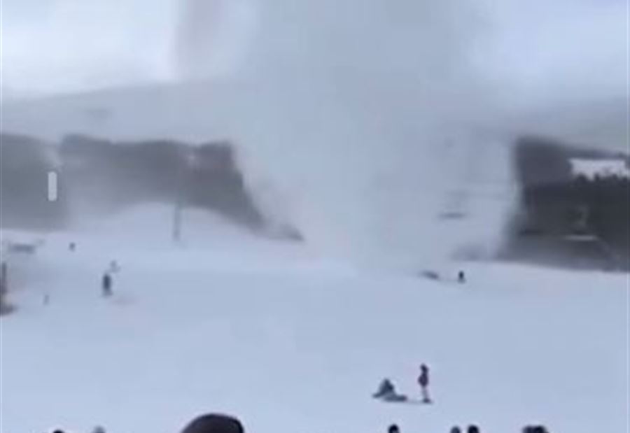مشهدٌ "مذهل"... ظهور "SNOWNADO" نادر في جبال كولورادو (فيديو)