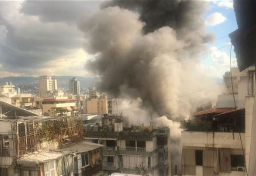 غارة إسرائيلية تستهدف منطقة النويري في بيروت (فيديو) غارة إسرائيلية تستهدف منطقة النويري في بيروت (فيديو)