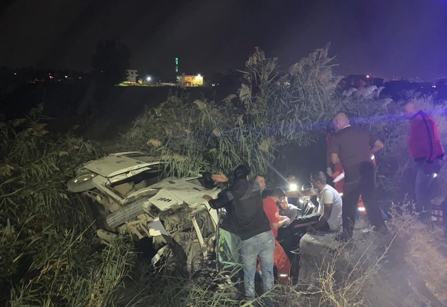 3 جرحى بحادث سير على طريق عام البقاع