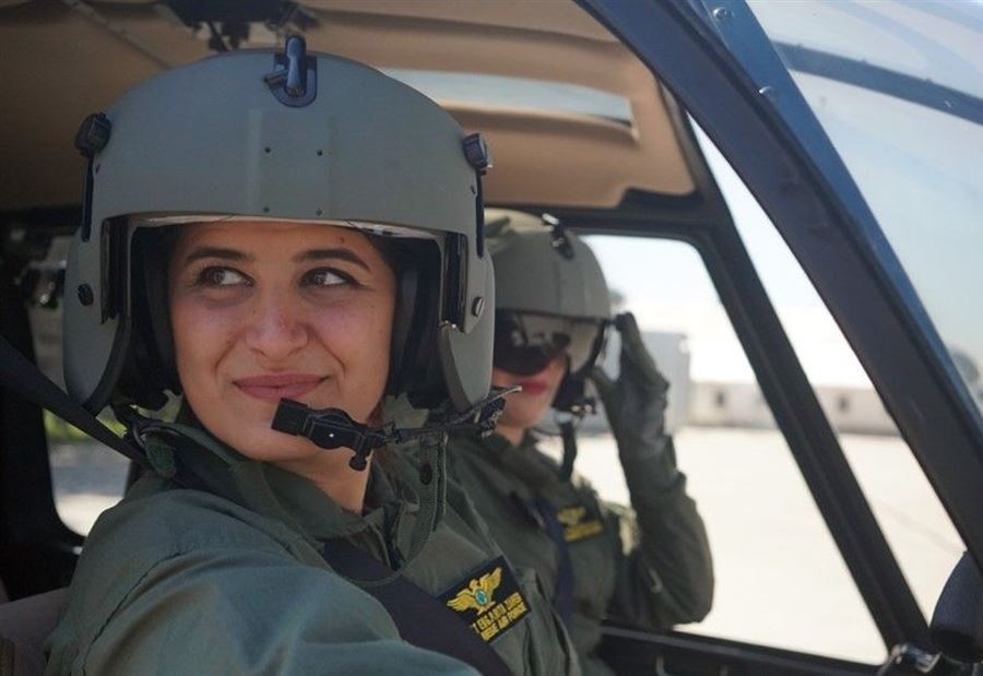 بالصور: "انتصار" 3 شابات في القوّات الجويّة اللبنانيّة 