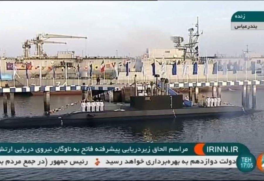 غواصة إيرانية جديدة قادرة على إطلاق صواريخ عابرة غواصة إيرانية جديدة قادرة على إطلاق صواريخ عابرة