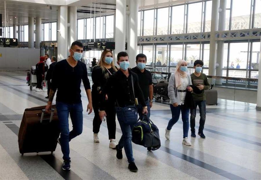إصابات بـ"كورونا"بين الرحلات القادمة إلى بيروت يوم الجمعة