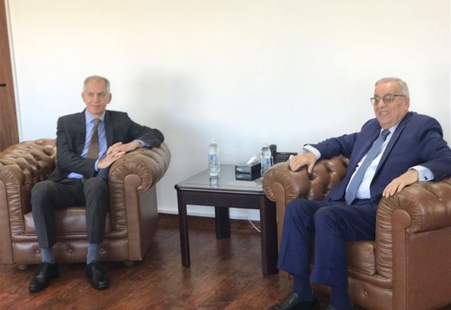 "لإعادة الهدوء"...  بوحبيب يلتقي السفير الفرنسي! "لإعادة الهدوء"...  بوحبيب يلتقي السفير الفرنسي!