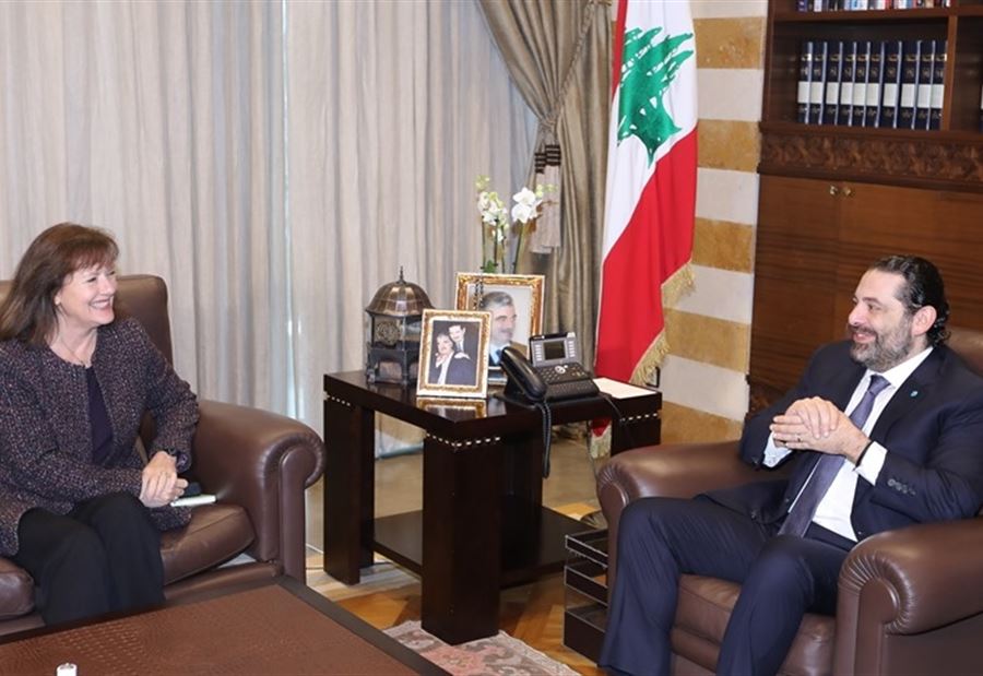 الحريري بحث مع ريتشارد العلاقات الثنائية 