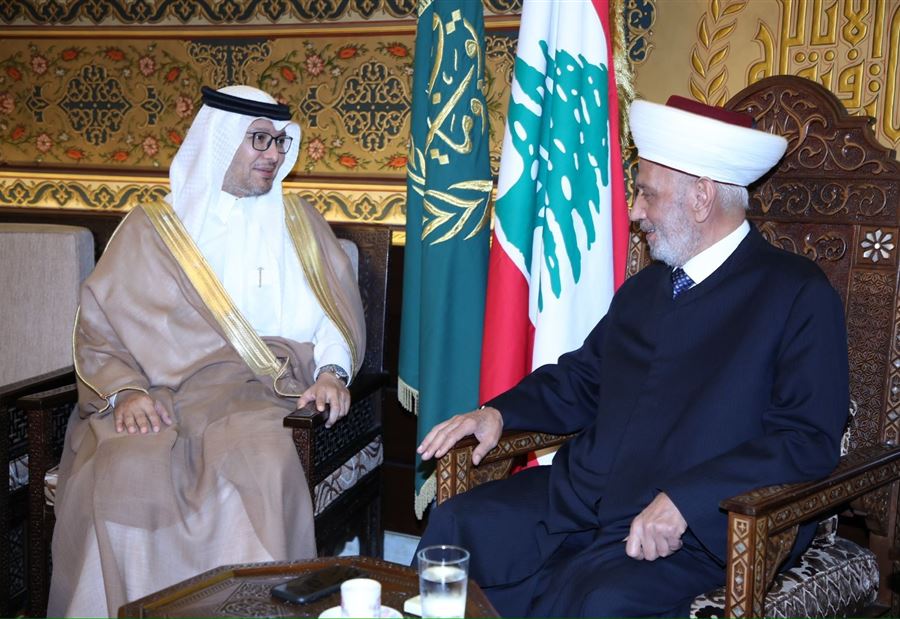 دريان التقى السفير السعودي: لا خلاص إلا بتنفيذ الـ 1701 دريان التقى السفير السعودي: لا خلاص إلا بتنفيذ الـ 1701