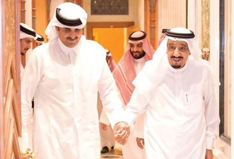 تقارُبٌ سعودي قطري بوساطة أميركية تقارُبٌ سعودي قطري بوساطة أميركية