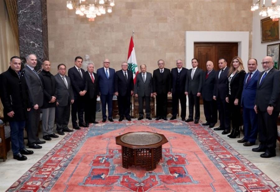 عون: نعمل على توجيه الانتاج الوطني كي يكون صناعيًا وزراعيًا