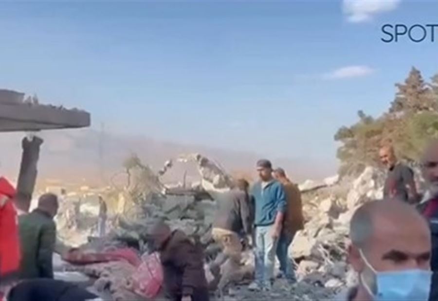 "المجازر في البقاع تتوالى"... استهداف مجلس عزاء في البزالية (فيديو)