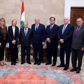 عون استقبل وفدا برلمانيا فرنسيا 