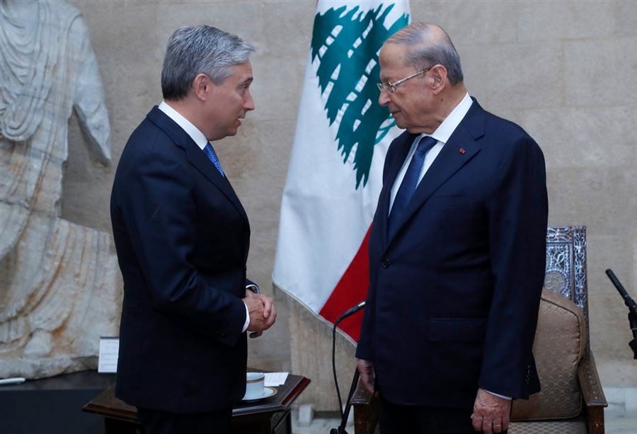 وزيرُ خارجية كندا من بعبدا: مفتاحُ الحلّ يبدأ بتأليف حكومة