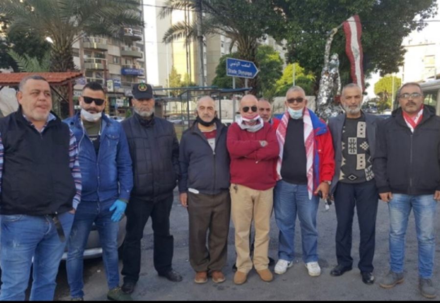 اعتصامٌ  احتجاجا على استدعاء العميد نادر