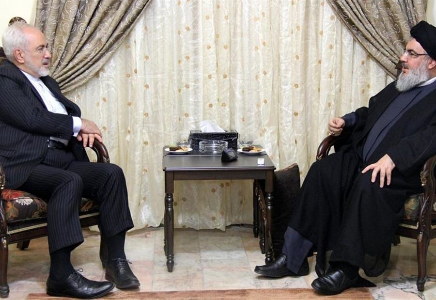 بالصور: تفاصيل لقاء ظريف ونصرالله اليوم
