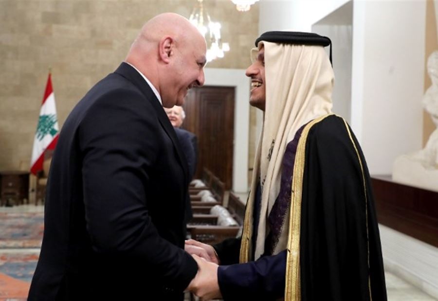 "الله لبنان والسلام"... إليكم ما دوّنه رئيس الوزراء القطري في السجل الذهبي