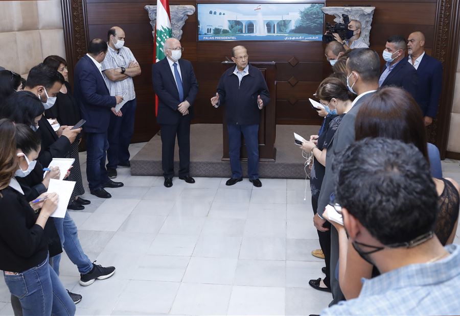 "إنفجار بيروت"... عون يتحدث عن 3 مراحل  "إنفجار بيروت"... عون يتحدث عن 3 مراحل