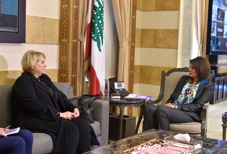 رئيسة المحكمة الخاصة بلبنان تلتقي مسؤولين لبنانيين  رئيسة المحكمة الخاصة بلبنان تلتقي مسؤولين لبنانيين