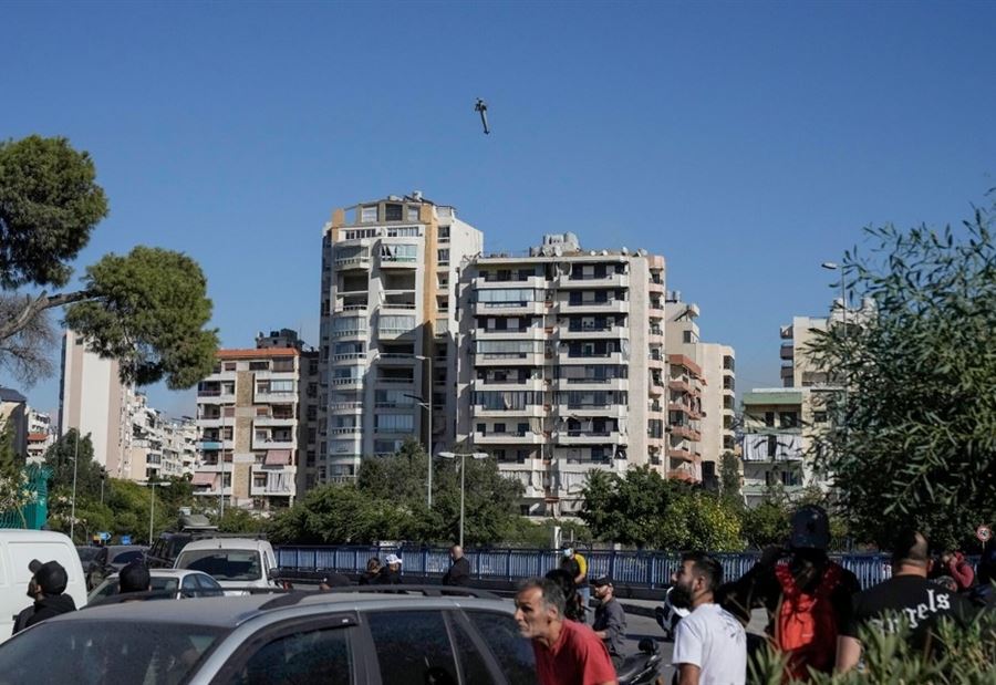 مصوّرة بدقّة عالية... اللحظات الأولى للغارة الإسرائيلية على الغبيري