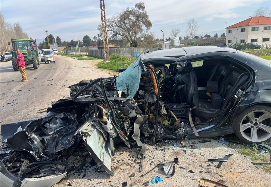 بالصور: قتيل في حادث سير "مروّع" على طريق قب الياس بالصور: قتيل في حادث سير "مروّع" على طريق قب الياس