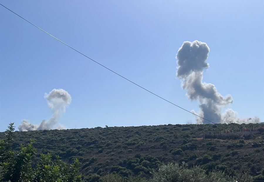 بالفيديو والصور: غارات جوية تستهدف المناطق الحرجية عند الحدود