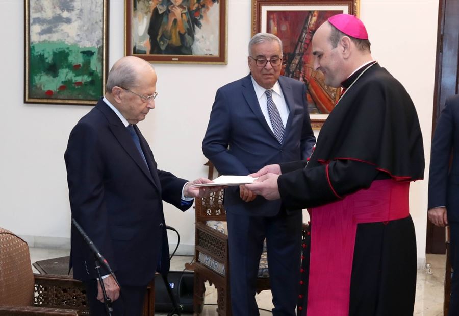 السفير البابوي الجديد في بعبدا