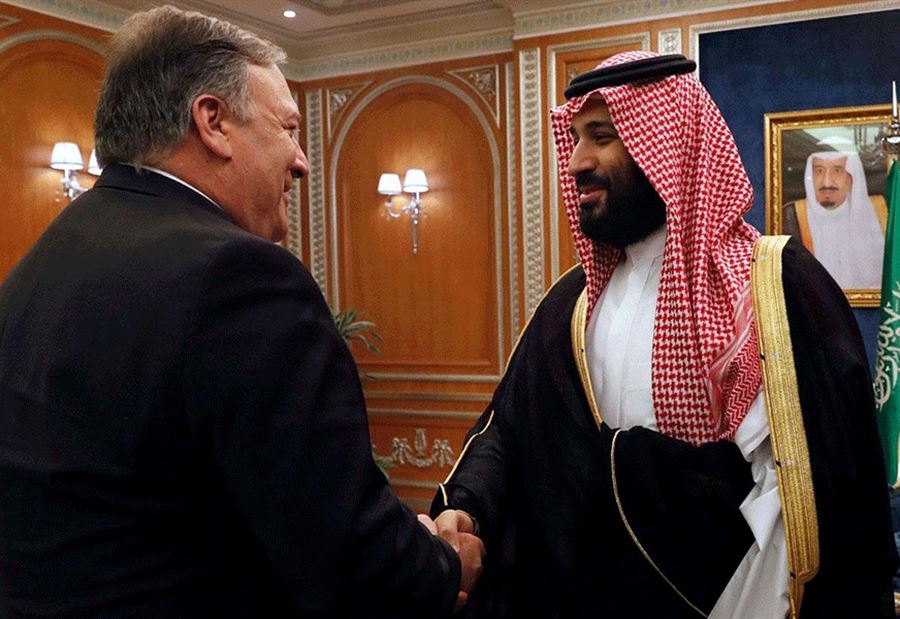 "كورونا" بين بن سلمان وبومبيو