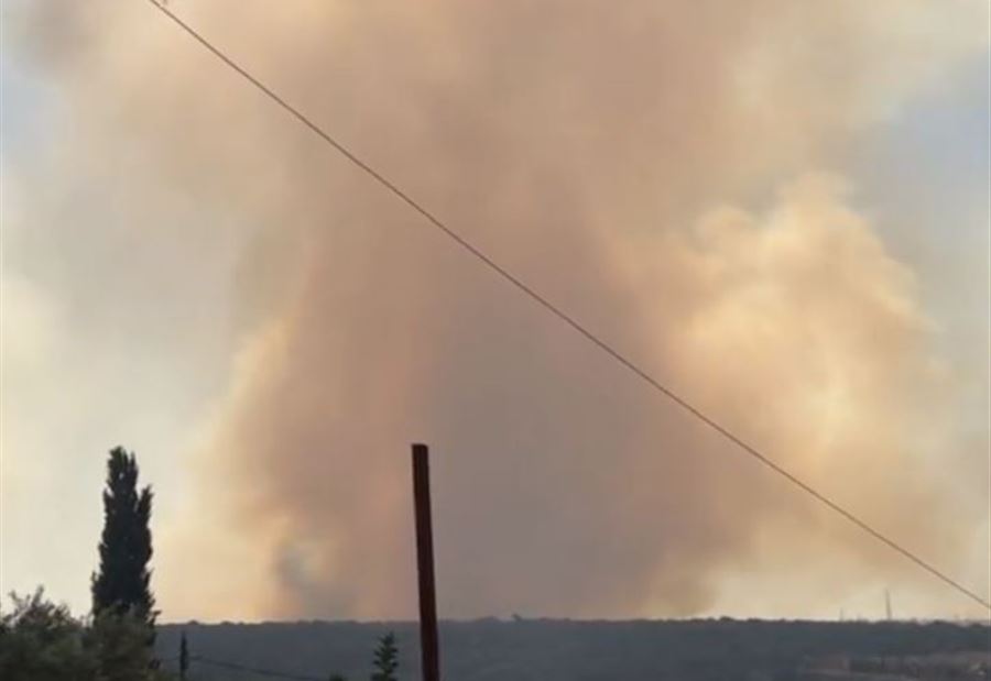 بالفيديو: بعد القصف الفوسفوري أمس "النيران لا زالت تلتهم"