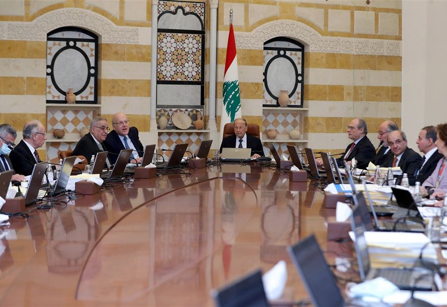 مع بدء جلسة مجلس الوزراء هذا ما تمناه عون وميقاتي