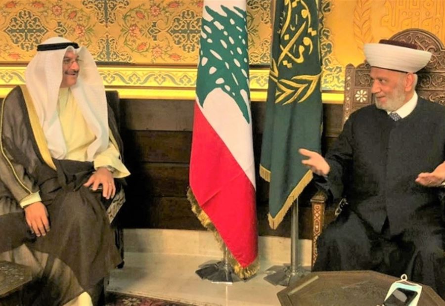 سفير الكويت زار دار الفتوى... دريان: لبنان سيبقى وفيًا