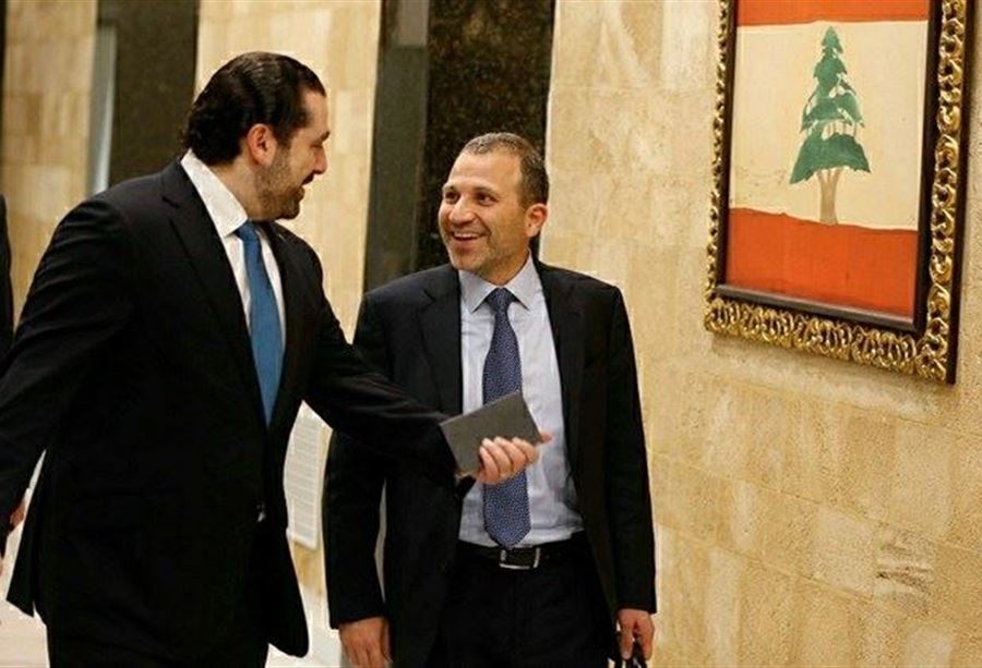 "نقشت" بين الحريري وباسيل  "نقشت" بين الحريري وباسيل