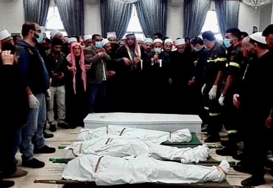 7 ضحايا من جريمة بعقلين إلى مثواهم الأخير  