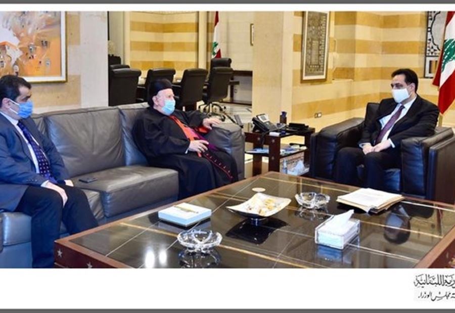 دياب استقبل وفد رابطة النواب السابقين وبولس مطر