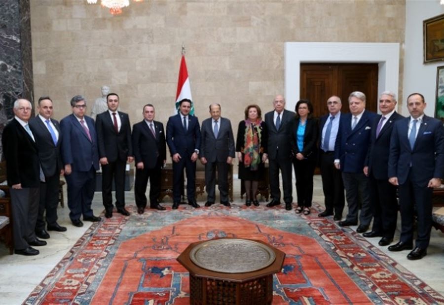 عون: الازمات باتت وراءنا والوضع المالي يتحسن